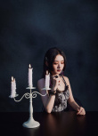 趙麗穎暗黑哥特系寫真 公主切+魅惑眼妝化身魔女