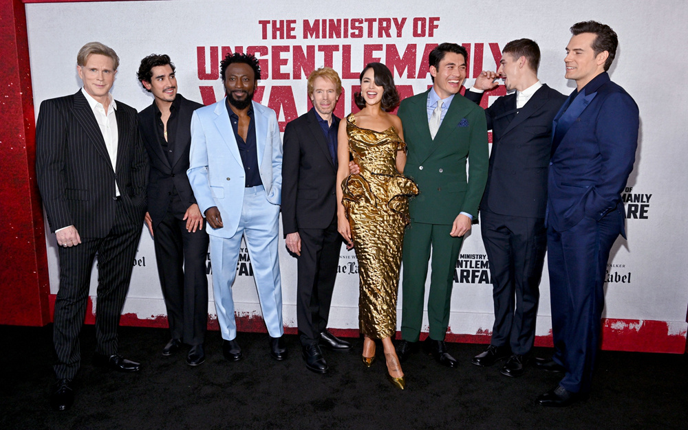 亨超、冈萨雷斯等出席电影《绝密型战》纽约首映