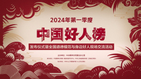 向好人致敬！ 2024第一季度中国好人榜在江西省九江市正式发布