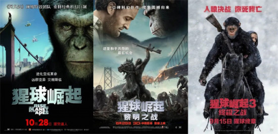 《猩球崛起》回归却垫底,好莱坞靠重启能行吗?