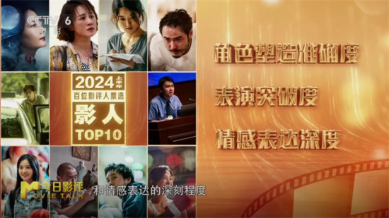 百位影评人票选 2024上半年谁的表演最打动人？