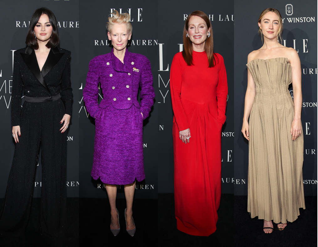 眼睛好忙！蒂尔达、罗南、赛琳娜等出席时尚活动