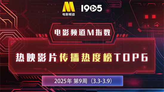 电影频道M指数第9周热映影片传播热度榜结果发布
