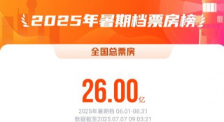 2025暑期档累计票房破26亿 《酱园弄·悬案》居首!